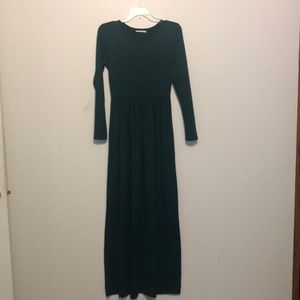 Solid hunter green Reborn J dress